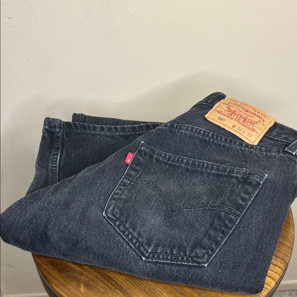 Levi's 501 Men's Black Jeans 32 x 32